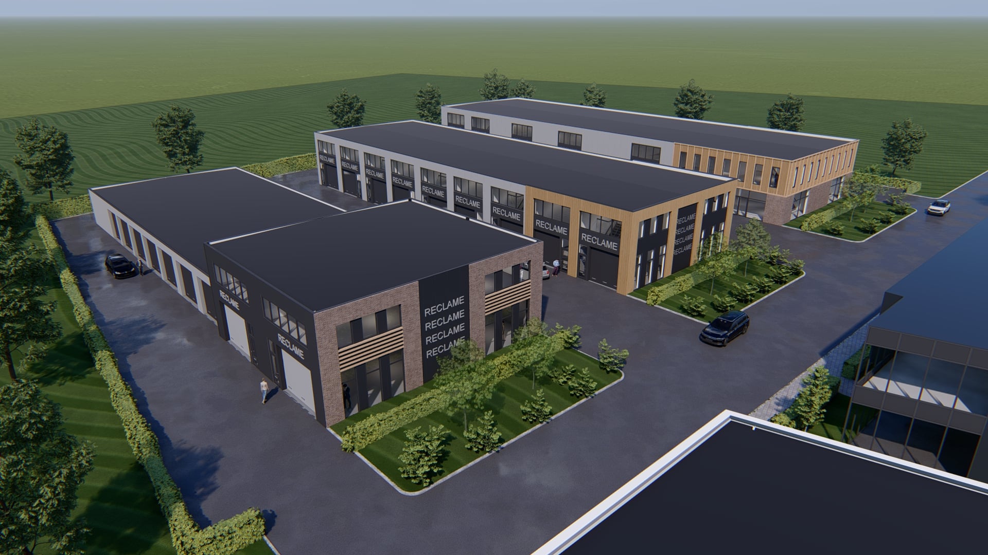 Projectbeeld van transformatie naar woningen